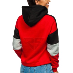Sudaderas con capucha informales para mujer, sudaderas Web de alta calidad, Jersey de algodón grueso con estampado de pantalla, logotipo personalizado, sudaderas con capucha para mujer - Product Image 3