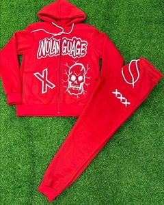 Conjuntos Deportivos Personalizados Sublimados de Invierno con Capucha, Manga Larga, Corte Regular, Ropa Deportiva Informal, Venta al Por Mayor, Impresión, Unisex, Transpirable - Product Image 2