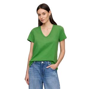 Tendance femmes polyester t-shirt à manches courtes séchage rapide tenue décontracté OEM prix de gros d'usine tailles personnalisées femmes haut - Product Image 4