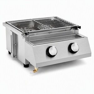 Parrilla de Gas LPG Comercial para Barbacoa, Parrilla de Sobremesa para Kebab, Shawarma, Restaurante de Oriente Medio, Cafetería - Product Image 1