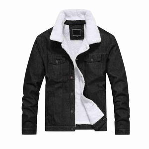 Veste en jean pour homme de haute qualité, tendance, sur mesure, en gros, avec doublure en fourrure, design personnalisé - Product Image 5