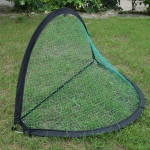 Premium Quality Heavy Mesh Fabric Unbreakable Metal Stand with Ground Spike Pop <b>Goal</b> Soccer Football Cricket Training Equipment - Product Image 5