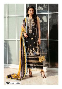 Nouvelle collection : Ensemble Salwar Kameez style pakistanais en pur coton avec imprimé numérique et dupatta - Product Image 5