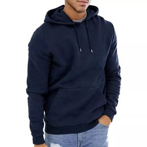 100% algodón de gran tamaño hombres pulóver sudaderas con capucha Casual en blanco pullover HOODIE logotipo personalizado francés Terry Hoodie para hombres - Product Image 1