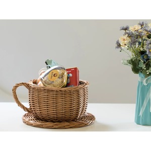 Cesta de ratán en forma de taza, cesta de almacenamiento hecha a mano, venta al por mayor, ecológica, hecha en Vietnam - Product Image 6