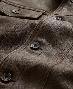 New <b>Top</b> Hot Selling Men's Coated Cow Skin Genuine Biker Jacket <b>Distressed</b> Windproof Breathable Hooded Stand Collar Front Logo - Product Image 6