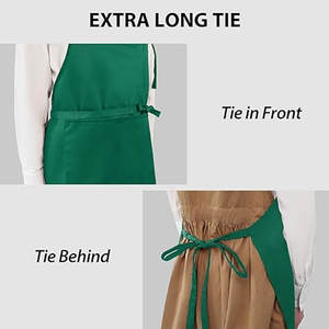 Delantales de trabajo de algodón transpirable al por mayor delantales de trabajo recién llegados ligeros y cómodos - Product Image 6