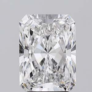 2.18 ct Radiant Cut Lab-Grown Diamond IGI Certified F Color VVS2 Clarity Lab-Stone - Product Image 1