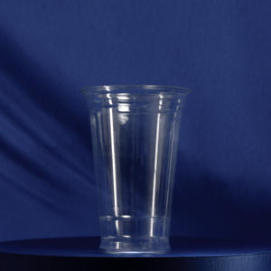 Tasses en PP écologiques jetables à paroi unique transparentes de haute qualité emballage de logo personnalisé de 95mm pour boissons froides lait à bulles - Product Image 3
