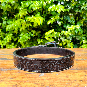 Ceinture en cuir de vachette véritable à longueur personnalisée pour hommes Style décontracté occidental Boucle à griffes en alliage unique Motif phénix sculpté Nouveau - Product Image 3