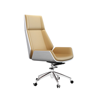 Chaise de bureau moderne chaise en cuir pour bureau de direction chaise de bureau ergonomique à dossier haut chaise de bureau pivotante de luxe en cuir