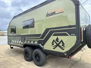 Family Size Caravan Camper <b>Trailer</b> with Multi-Bed Configuration - Product Image 2