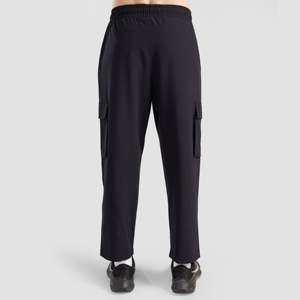 Pantalon de survêtement évasé surdimensionné pour homme, noir, 100 % coton, avec logo personnalisable et fermeture éclair décorative, taille XL, coloré - Product Image 3