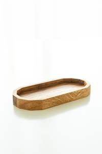 Bandeja de madera de roble Natural de alta calidad diseño ovalado clásico personalizado hogar Hotel restaurante joyería que sirve cuadrado decorativo al por mayor - Product Image 5