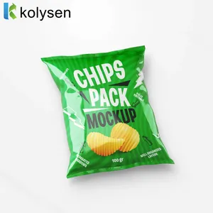 Custom Printed Plastic Aluminum Snack Potato Crispy Plantain Chips Packaging Bags With Top Open