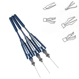 Fórceps de capsulorrexis de retina Fórceps dentados Cabeza extraíble 23G/25G Instrumento quirúrgico oftálmico para ojos de Zuol Instruments - Product Image 3
