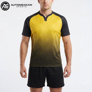 Uniforme de rugby prémium para hombre, ropa deportiva personalizada por sublimación, jersey de rugby ligero y transpirable y pantalones cortos deportivos. - Product Image 3