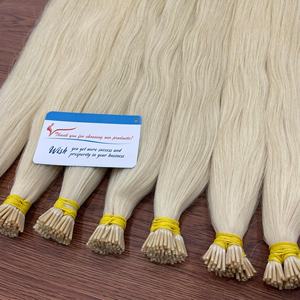 ¡PRODUCTO SUPERIOR! Precio al por mayor Keratin I-Tip Extensiones de cabello humano Sin procesar 100% Virgin Raw Hair I Tip Extensión de cabello - Product Image 1