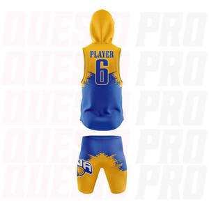 ชุดฟุตบอล 7 คน แบบพิมพ์ลายซับลิเมชั่น โพลีเอสเตอร์ผสมสแปนเด็กซ์ ทรงเข้ารูป พร้อมเสื้อและกางเกงขาสั้นแบบสั่งทำพิเศษ - Product Image 3