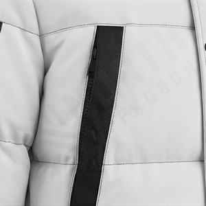 Veste parka à capuche pour homme de conception haut de gamme, personnalisée, en coton, isolée thermiquement, coupe-vent, lourde, pour la neige - Product Image 5