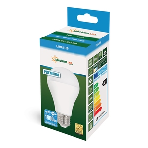 Lámpara LED Premium Estándar E27 18W 6500K 1900Lm (Spectrum WOJ14250) - Product Image 1