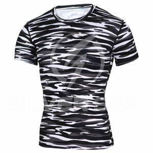 T-shirt unisexe à séchage rapide pour hommes, débardeur décontracté à manches courtes en polyester respirant, de yoga, de course et de fitness - Product Image 2