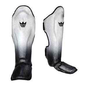 Espinilleras de MMA, Protectores de Espinilla de Cuero, Diseño Personalizado, Ligeras, Transpirables, Equipo de Protección - Product Image 1