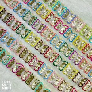 Sur mesure pour les robes de mariée à la couture nos lacets brodés ajoutent des détails de luxe à chaque création et aussi à des fins de revente - Product Image 6