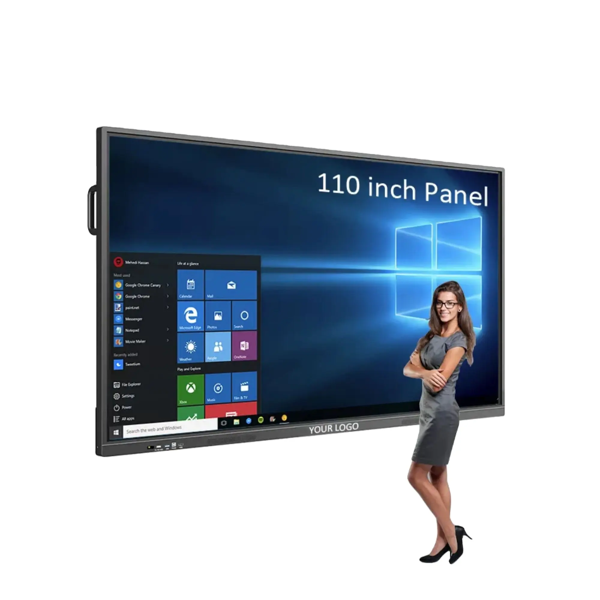 70 Inch Interactieve Board Digitale Visie Touch-Technologie Interactieve Kaart Met Projector