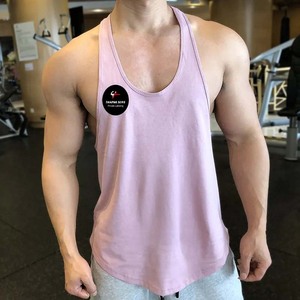 100% algodón ropa deportiva camisetas sin mangas logotipo personalizado Cool Fit músculo gimnasio entrenamiento camiseta sin mangas liso 3D bordado Formal - Product Image 4