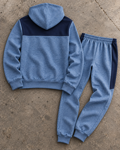Ensemble de survêtement à capuche 2 pièces pour femme, veste zippée intégrale et pantalon de jogging, vêtements de sport décontractés, personnalisation OEM, vente en gros - Product Image 2
