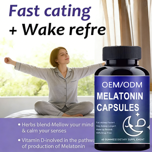 Cápsulas Veganas de Melatonina para Dormir, Sabor a Bayas, Natural, Sin OMG, Sin Fármacos, para Adultos, para Dormir Rápido y Despertar Revitalizado - Product Image 3