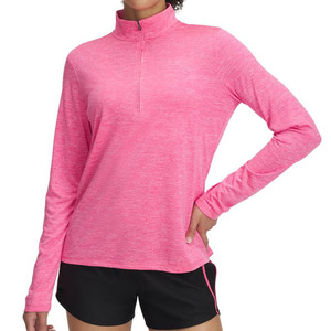 Sudadera personalizada OEM de manga larga de tela de poliéster 100%, ropa informal, sudadera transpirable antiarrugas y sudaderas con capucha para mujer - Product Image 1