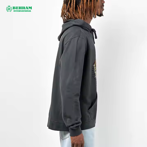 Sweat-shirts à capuche de luxe coupe classique 100% coton molletonné French Terry 300g respirant séchage rapide unisexe streetwear - Product Image 3