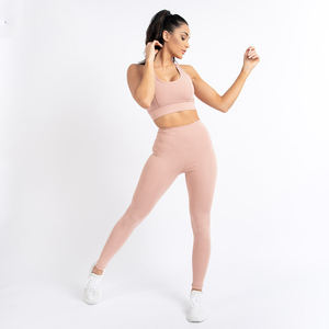 Conjunto de Yoga para mujer, personalizado, de alta calidad, peso ligero, el mejor diseño, ropa deportiva para gimnasio, conjunto de Yoga para mujer en varios colores - Product Image 5