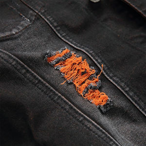 Veste en jean denim chaude pour hommes d'hiver pour adultes, vêtements d'extérieur décontractés, col rabattu, style côtelé, veste d'hiver grande taille - Product Image 6