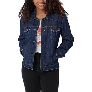 Alta calidad de encargo de las mujeres Streetwear transpirable lavado largo Denim pierna ancha Patchwork destruido chaqueta Jeans - Product Image 2