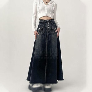 Nueva Llegada, Venta al Por Mayor Personalizada, Ropa EXORO, Falda Informal de Algodón Ligero y Transpirable con Bolsillos de Alta Calidad para Mujer, Otoño 2025 - Product Image 2
