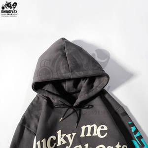 Sweats à capuche personnalisés en coton mélangé imprimé de base pour hommes Streetwear Fabricant de vêtements lourds Sweats à capuche imprimés de style moderne - Product Image 5