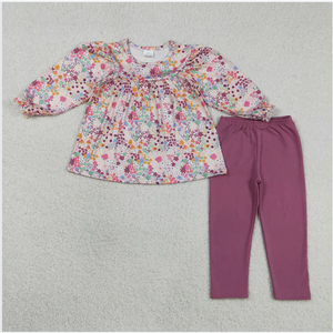 Ensemble pour filles GLP1817, fleurs, violet - Product Image 5