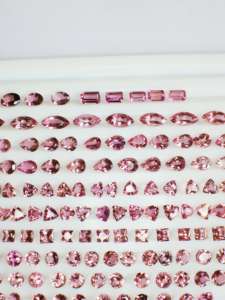 พลอยทัวร์มาลีนสีชมพูสดใสพลอยหลวมคุณภาพ AAA ประณีตตัดผสมความคมชัดสูงชิ้นส่วนที่ไม่ซ้ำใครพร้อมใบรับรอง IGI - Product Image 5