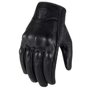 Gants de moto en cuir véritable pour hommes et femmes avec logo personnalisé/design Gants de moto de course avec gamme bon marché - Product Image 5
