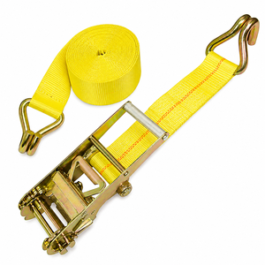 Sangle d'arrimage à cliquet pour la manutention de marchandises, 75 mm, 8000 kg, polyester haute résistance pour fret lourd, longueur personnalisée, service OEM - Product Image 6
