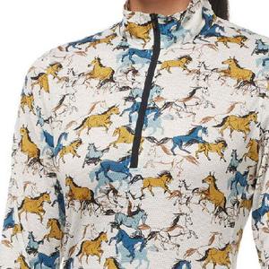 Camisa de equitación de manga larga para mujer, cortavientos, transpirable, elástica en cuatro direcciones, de spandex/poliéster, para competición Jodhpur - Product Image 4