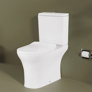 Inodoro Moderno de Cerámica de Dos Piezas Altroz, Montado en el Suelo, para Uso en Exteriores en Villas y Hoteles - Product Image 3