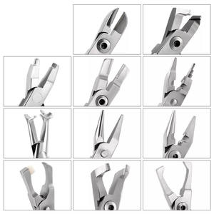 11-Piece Orthodontic Forceps <b>Bracket</b> Braces Wire Bending Loop Forming Dental Pliers Stainless Steel Material - Product Image 2