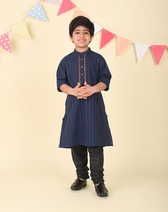 Tenue ethnique Fusion unique pour garçons pour les fêtes et les célébrations Style long pour les rassemblements - Product Image 5