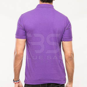 Camiseta Polo de algodón 100% para hombre al por mayor diseño clásico con impresión de logotipo personalizado para ropa deportiva camiseta Polo de hombre de alta calidad - Product Image 4