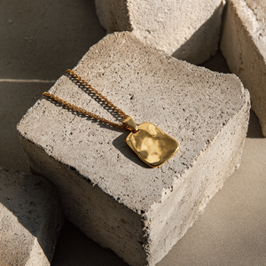 Oro y Plata personalizado minimalista delicado collar cuadrado para las mujeres al por mayor - Product Image 2