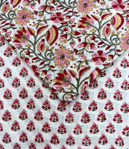 Tissu en coton 100% imprimé à la main, artisanat traditionnel de Jaipur, écologique, respirant, imprimé à la main - Product Image 6